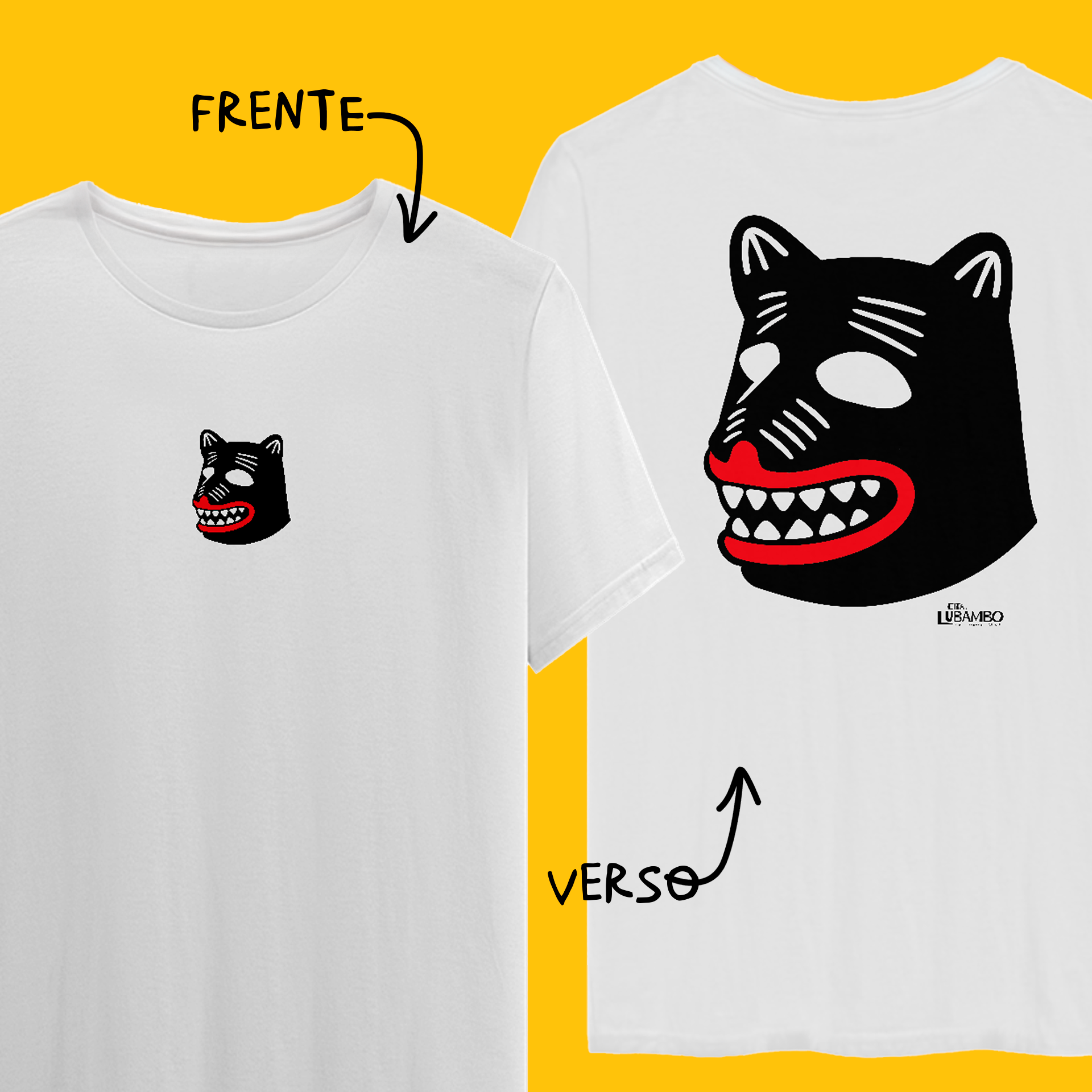 Camiseta La Ursa (frente e verso)