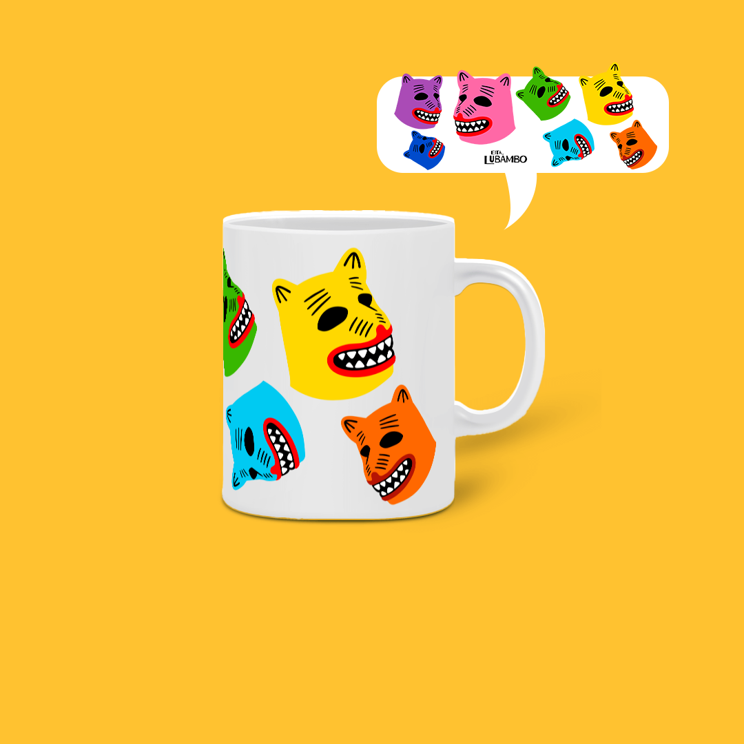 Caneca La Ursas Coloridas