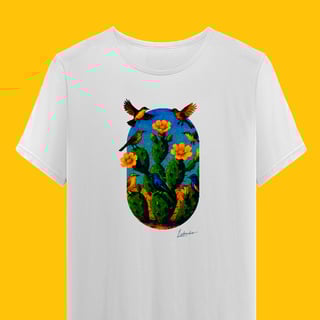 Camiseta Pássaros (Coleção Pássaros e Cactos)