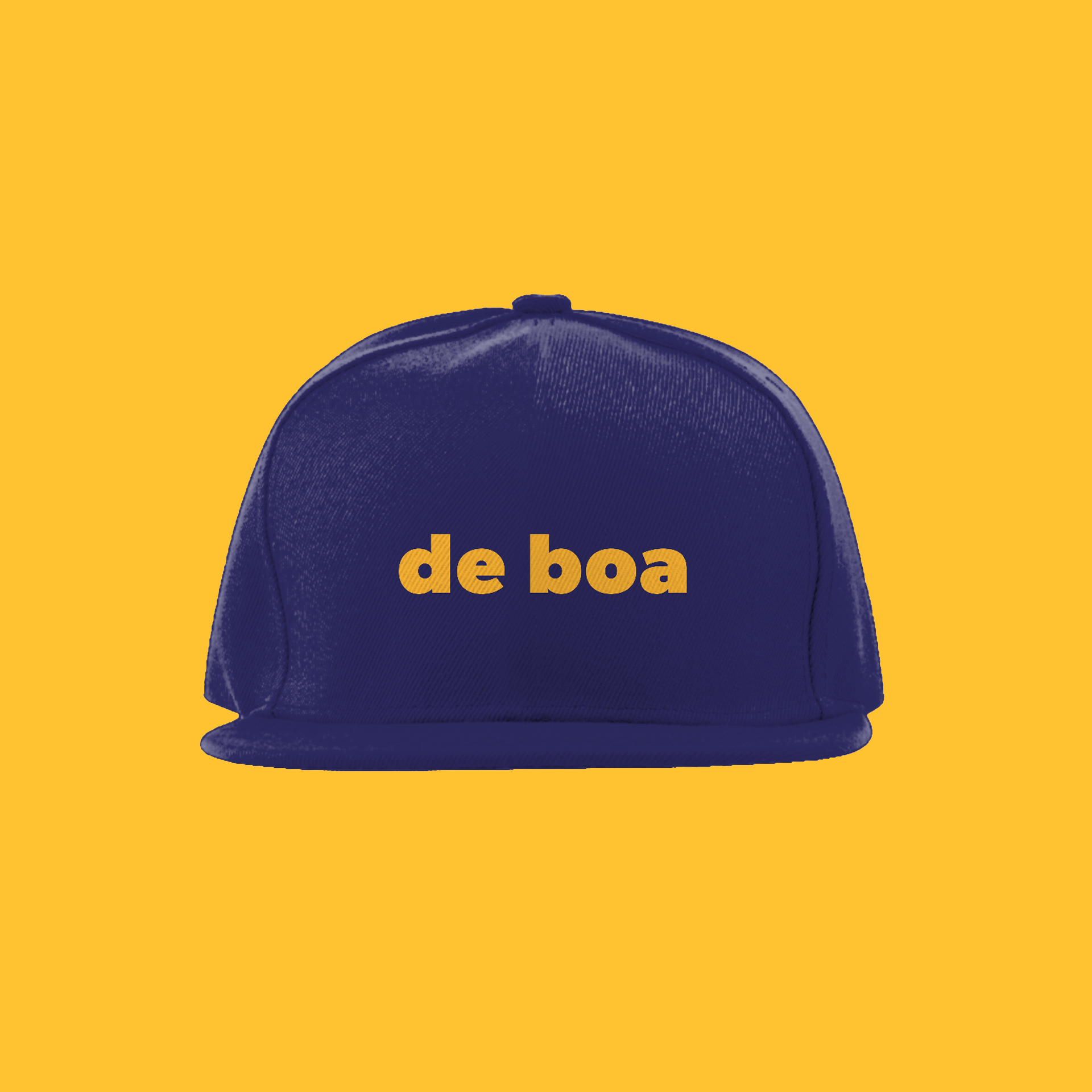 Boné De Boa (texto amarelo)