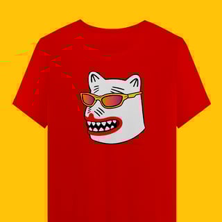 Camiseta La Ursa Chavosa (estampa midi - óculos amarelo)