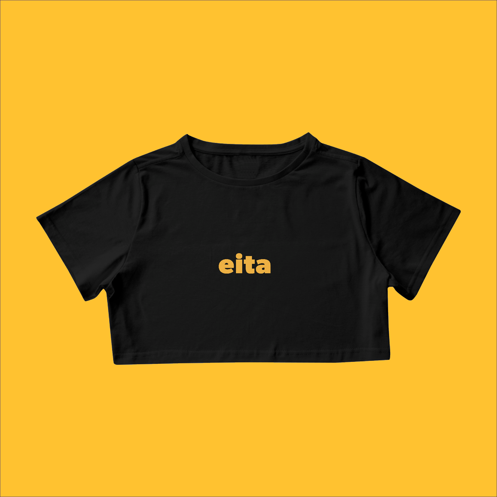 Cropped Eita (texto amarelo)