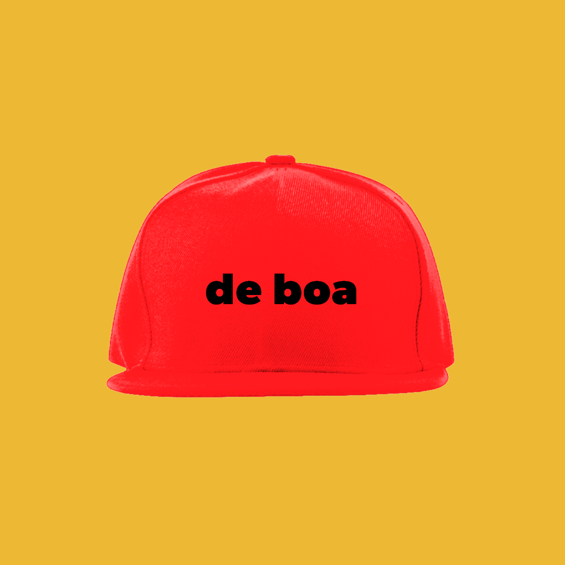 Boné De Boa (texto preto)