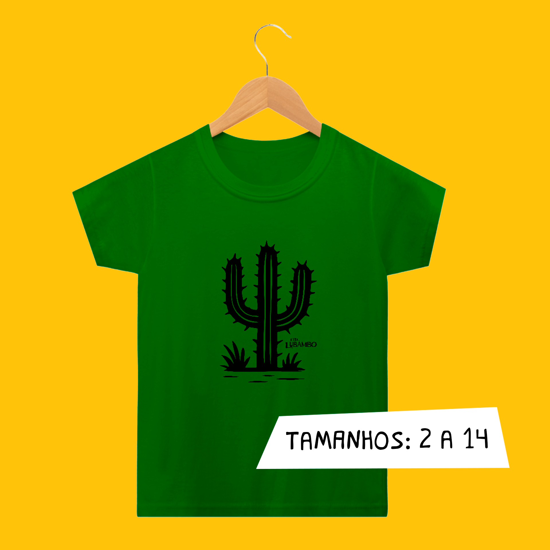 Camiseta Infantil Xilo Cacto
