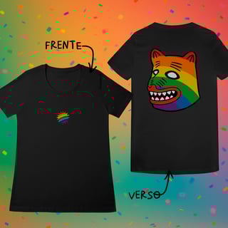 Baby Long LA URSA ARCO-ÍRIS (frente e verso)