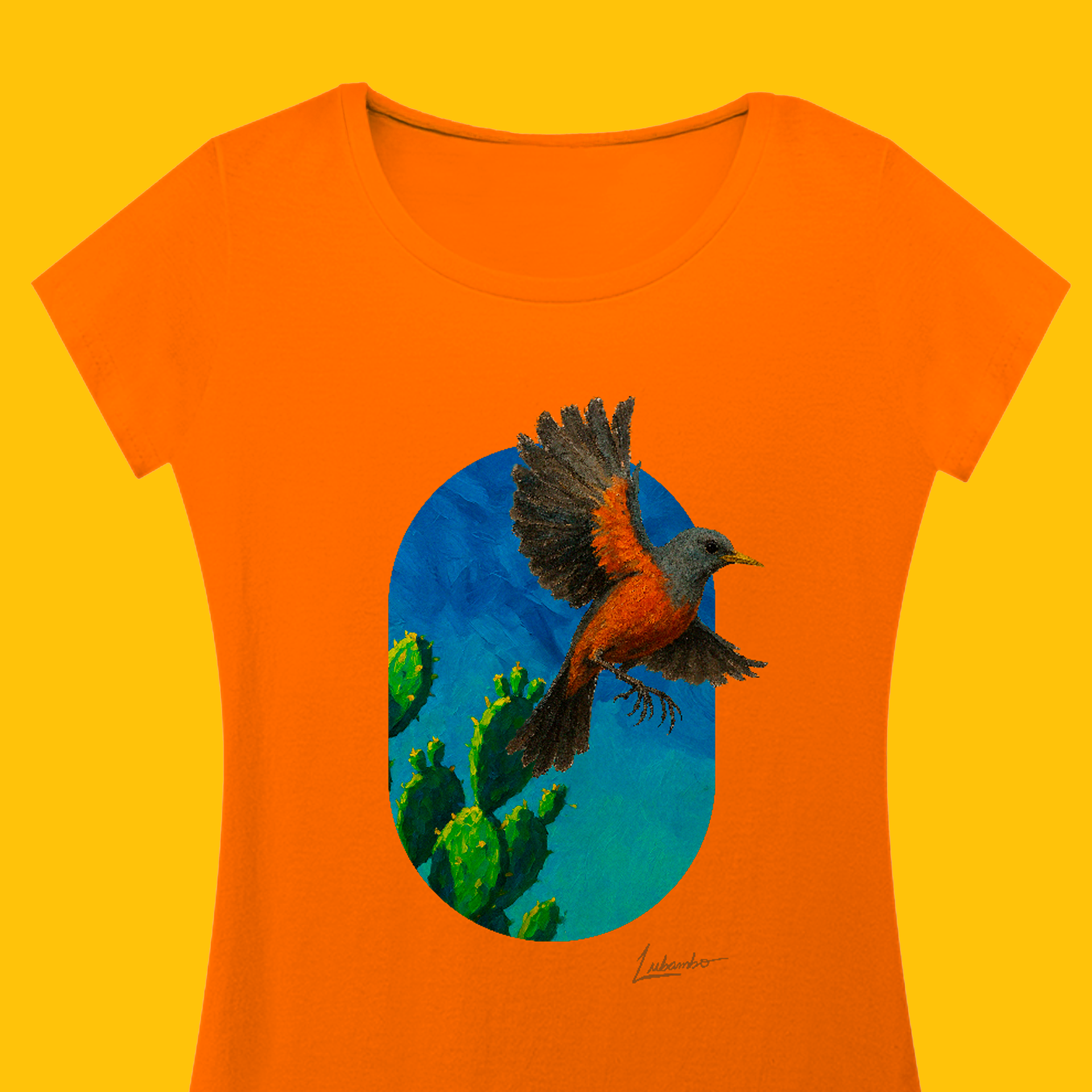 Baby Long Sabiá (Coleção Pássaros e Cactos)