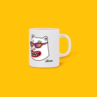 Caneca La Ursa Chavosa (óculos rosa)
