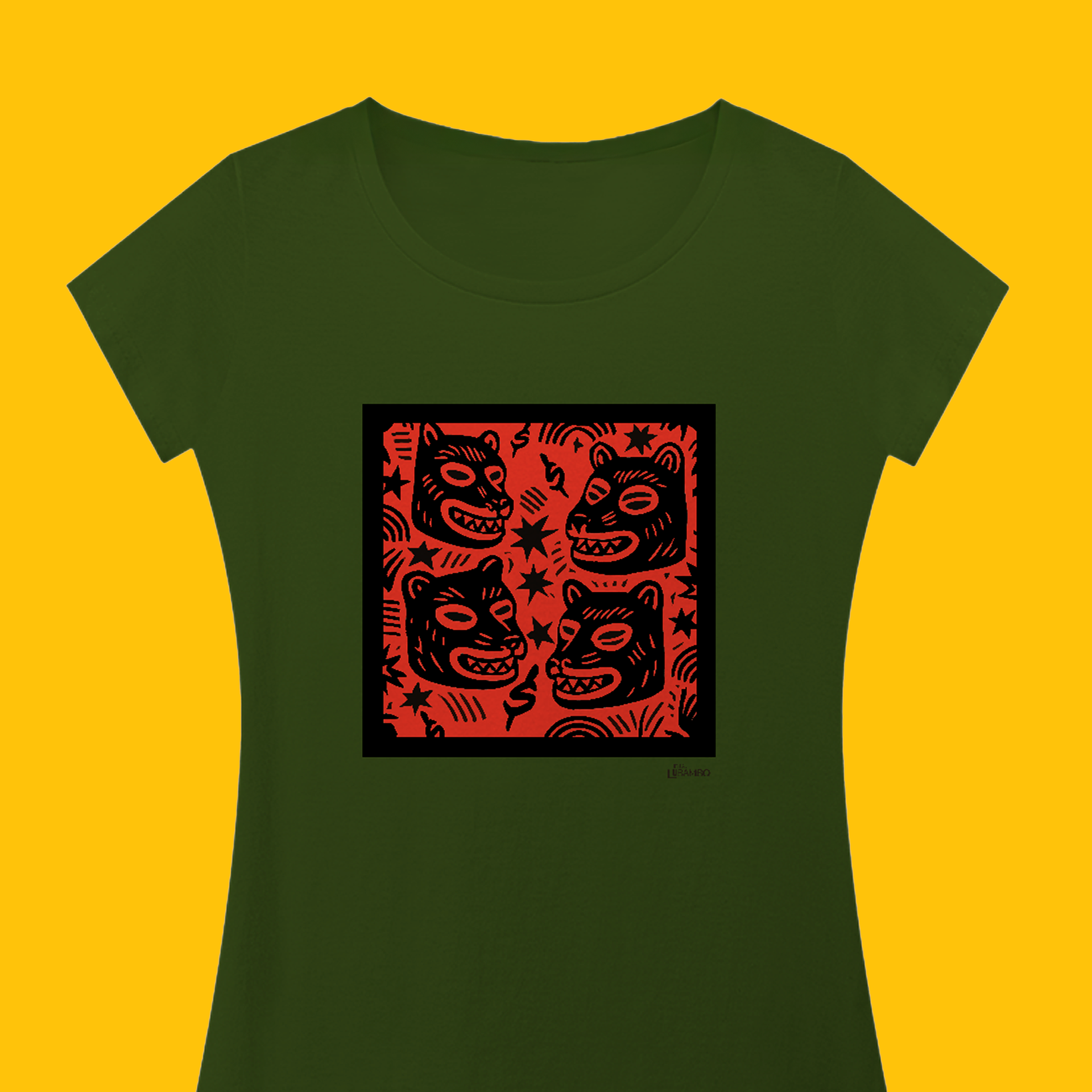 Bay Long La Ursa Xilo (estampa vermelha)