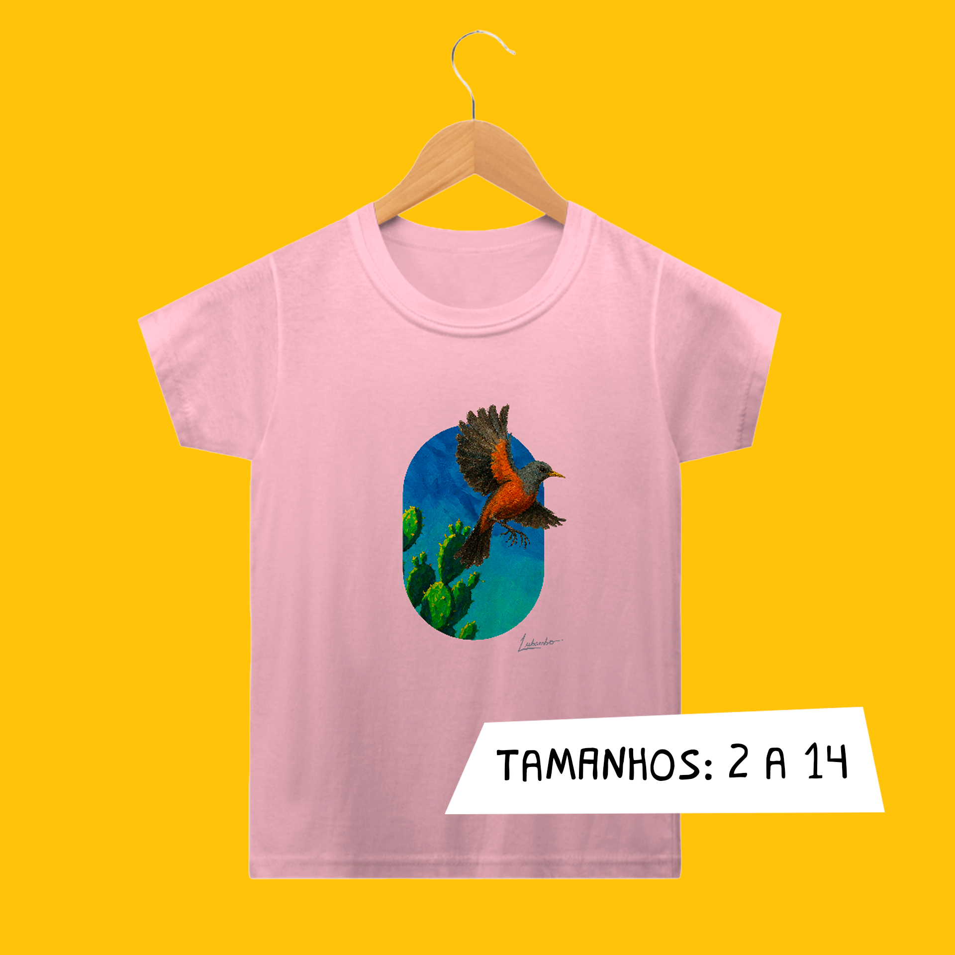 Camiseta Infantil Sabiá