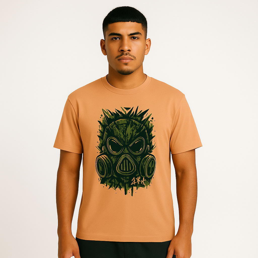 Camiseta Streetwear Estonada Unissex Máscara Urbana | Oxvibe