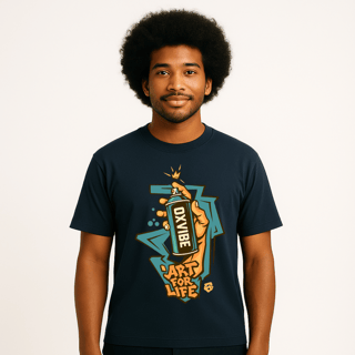 Camiseta Streetwear Unissex Art for Life | Oxvibe