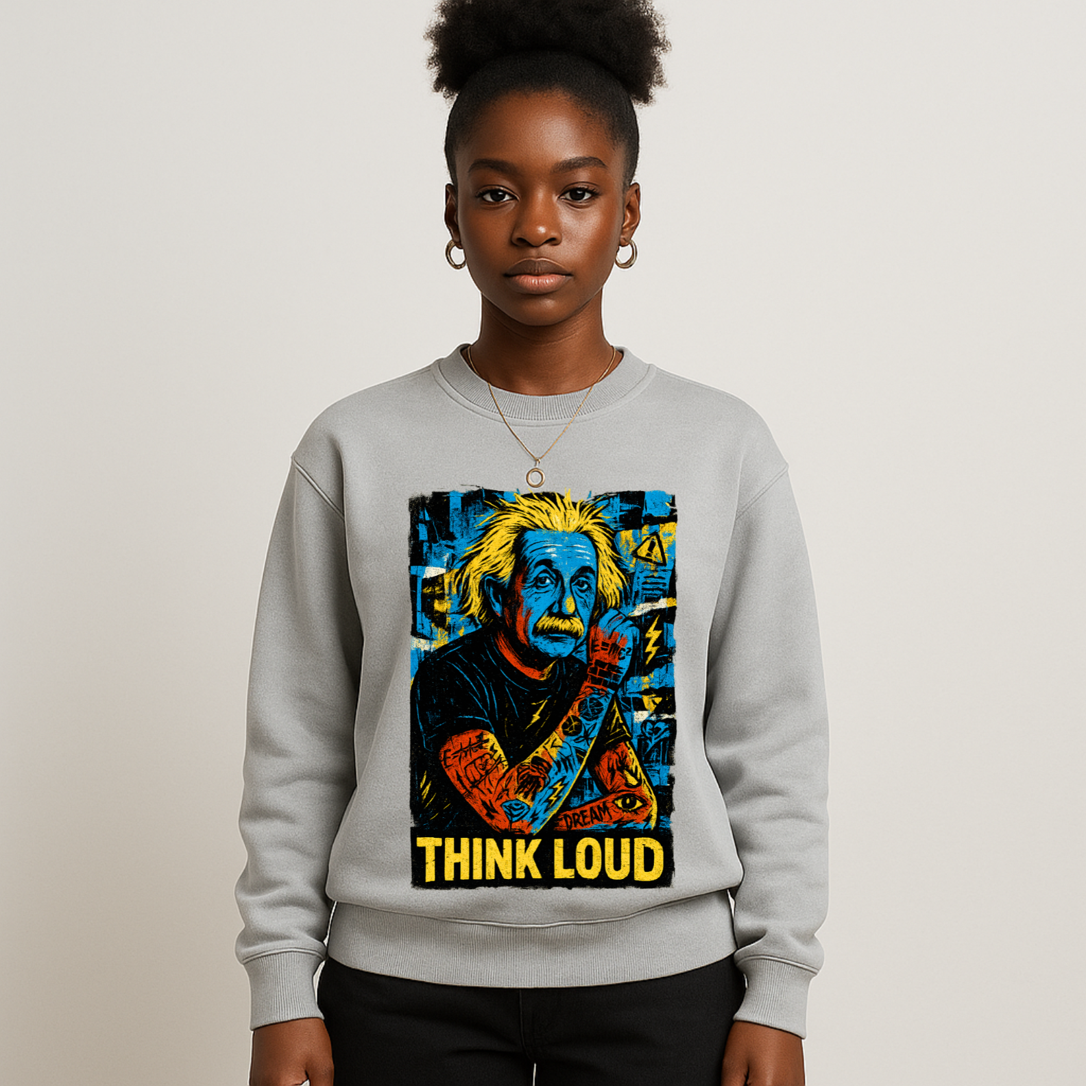 Moletom Streetwear Prime Unissex Think Loud | Oxvibe