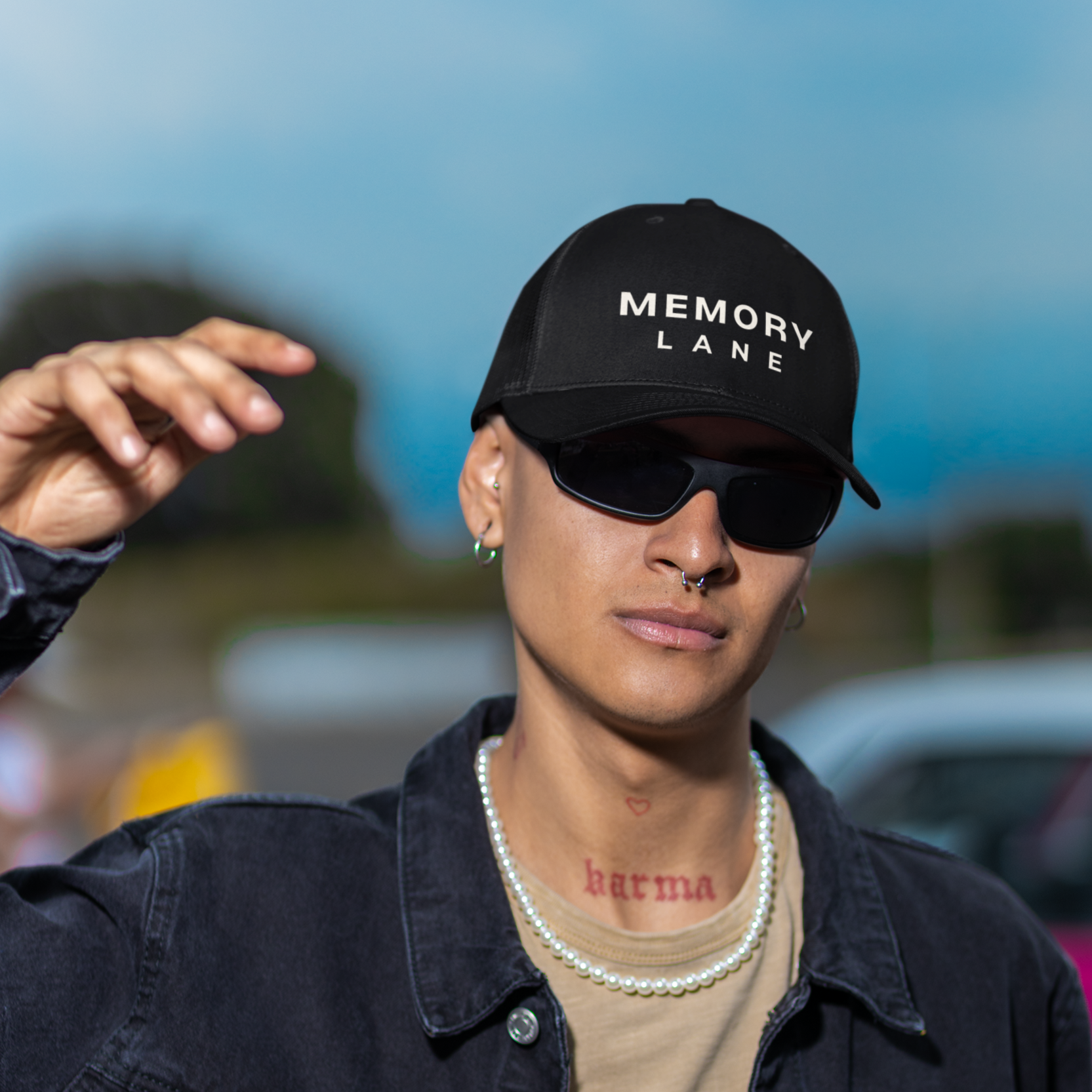 Boné Oficial Memory Lane – Edição Minimalista