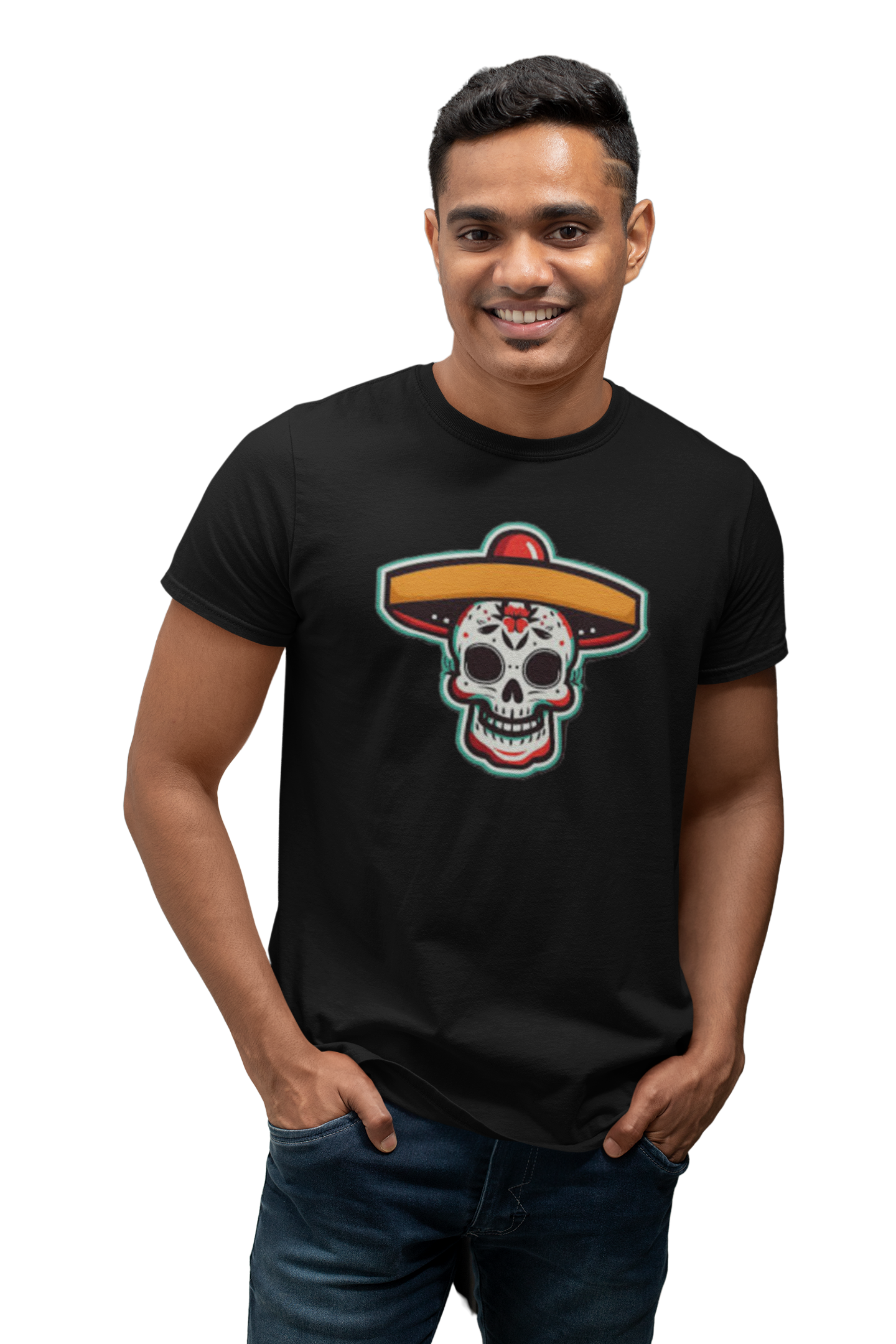T-shirt Quality Caveira Mexicana