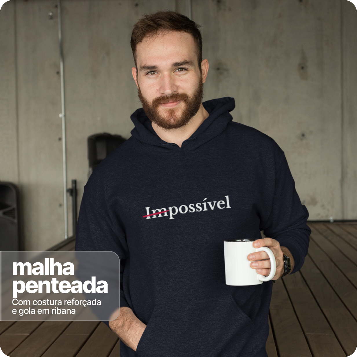 Moletom Canguru Prime  Unissex –  Impossivel 