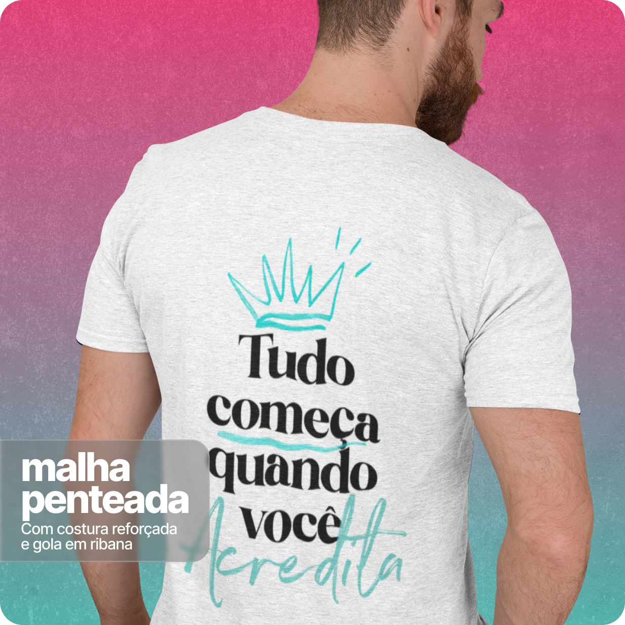 Camiseta Unissex Quality – Acredite