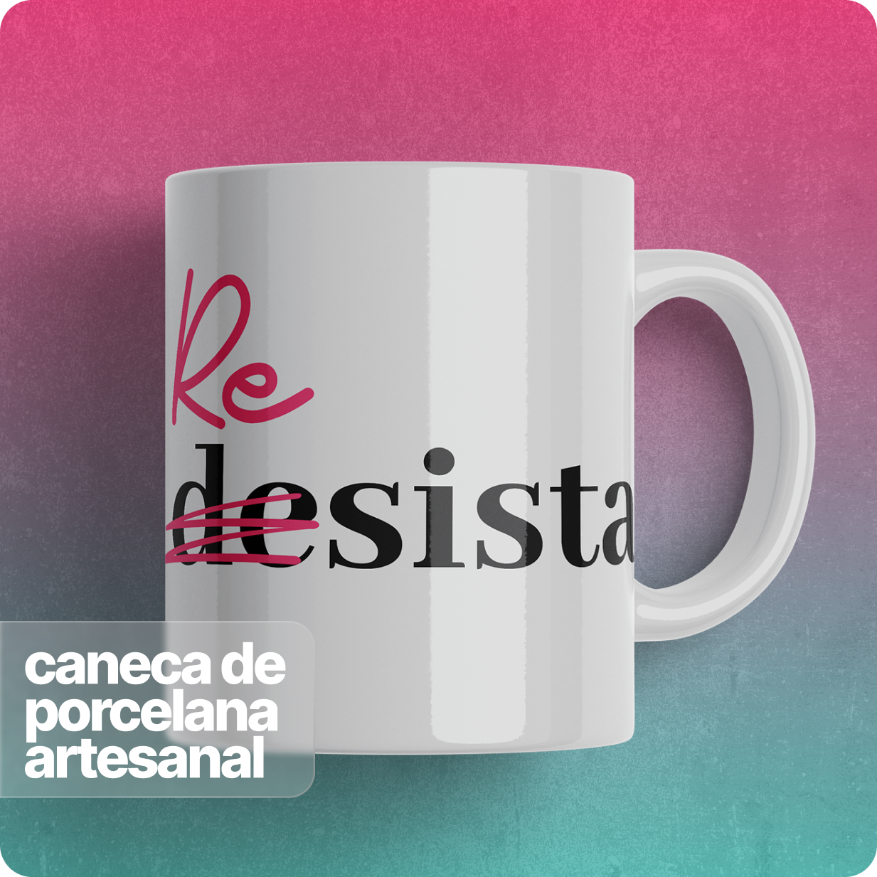Caneca Mágica Estampada Resista 