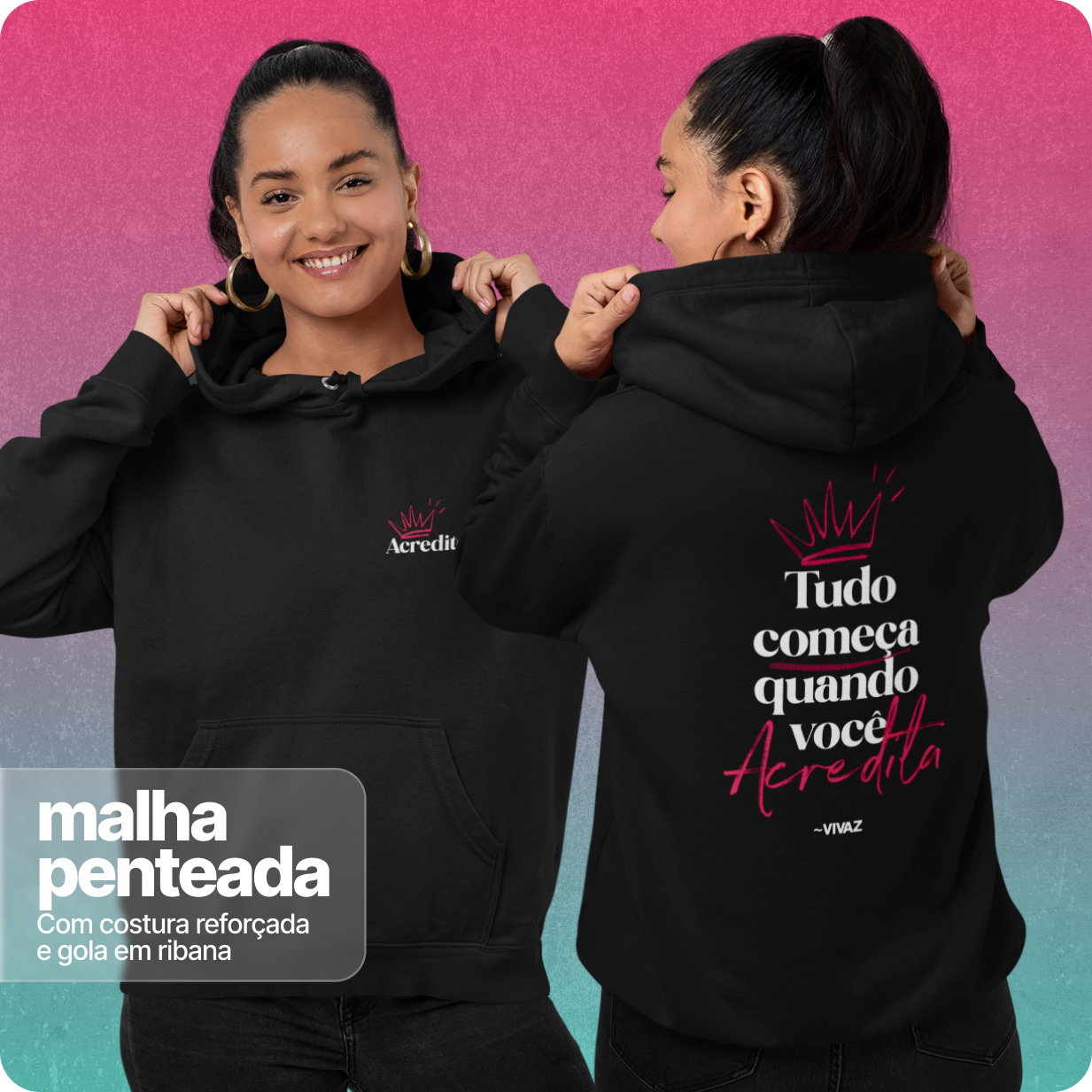 Moletom Canguru Prime  Unissex –  Acredite 