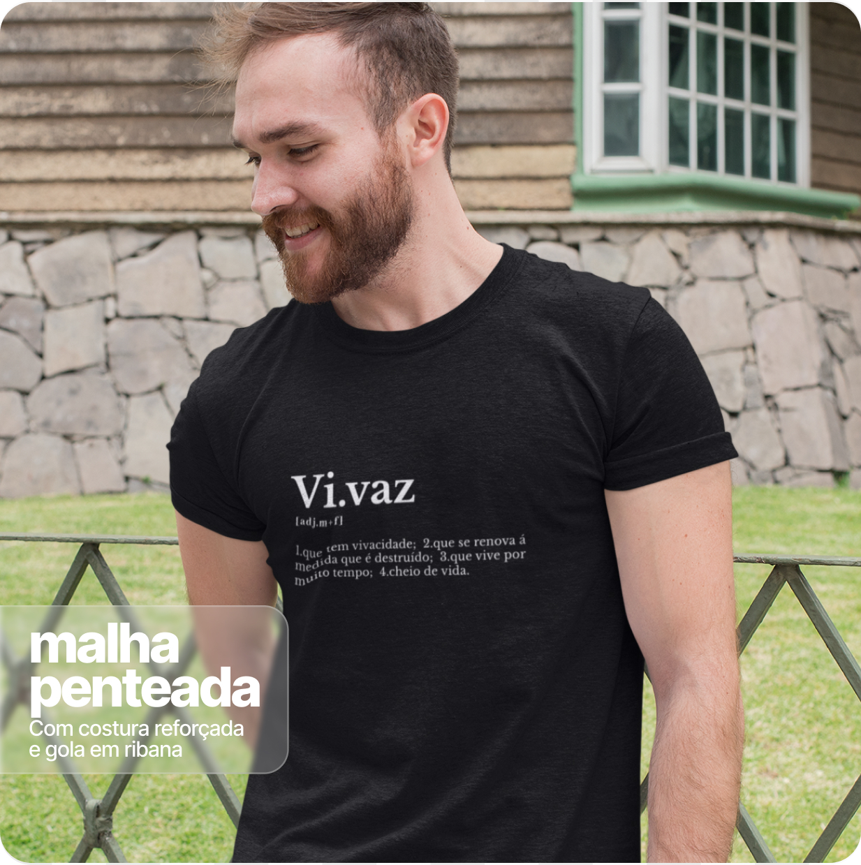 Camiseta Unissex Quality –Vi.Vaz