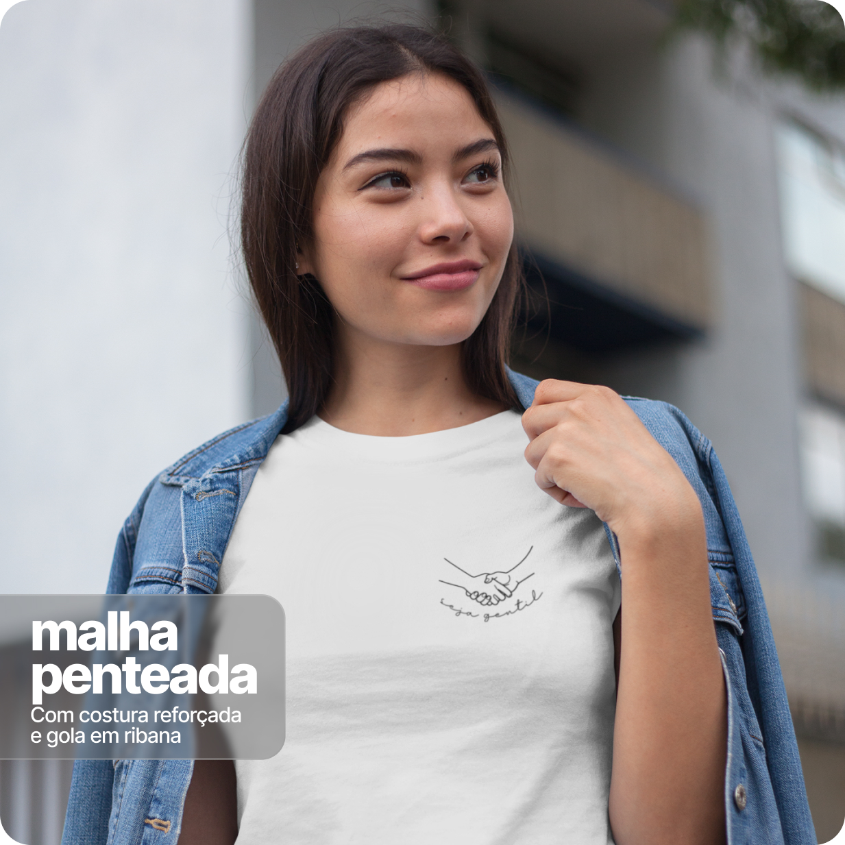 Camiseta Unissex Quality – Seja Gentil 