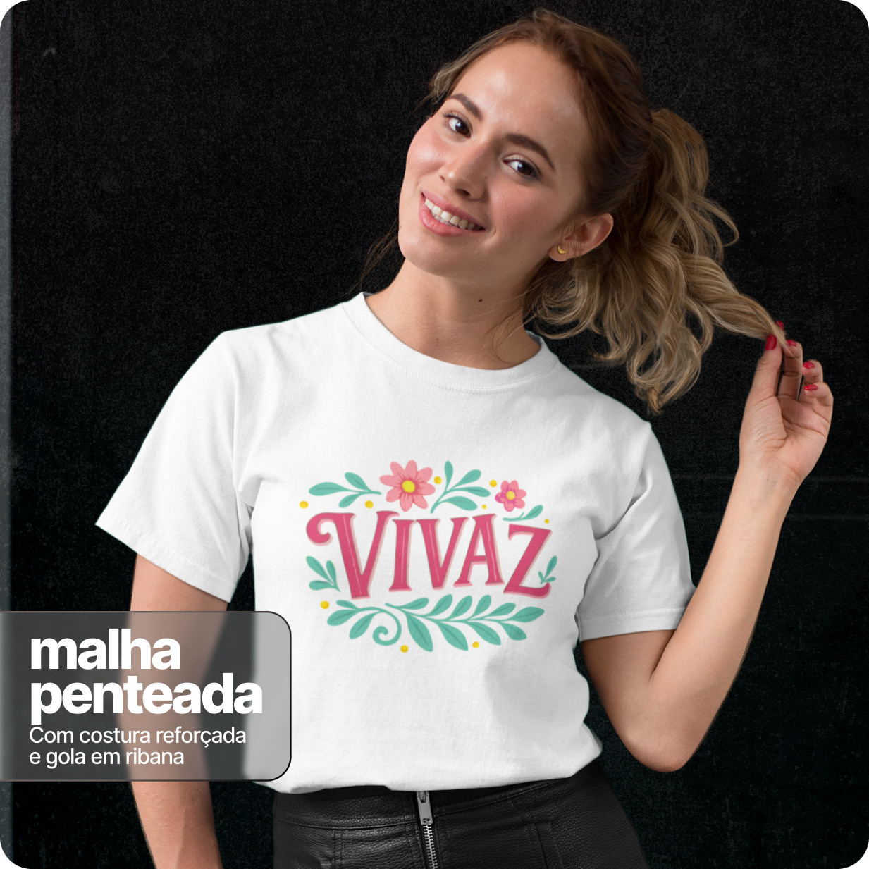 Camiseta Unissex  Quality – Vivaz