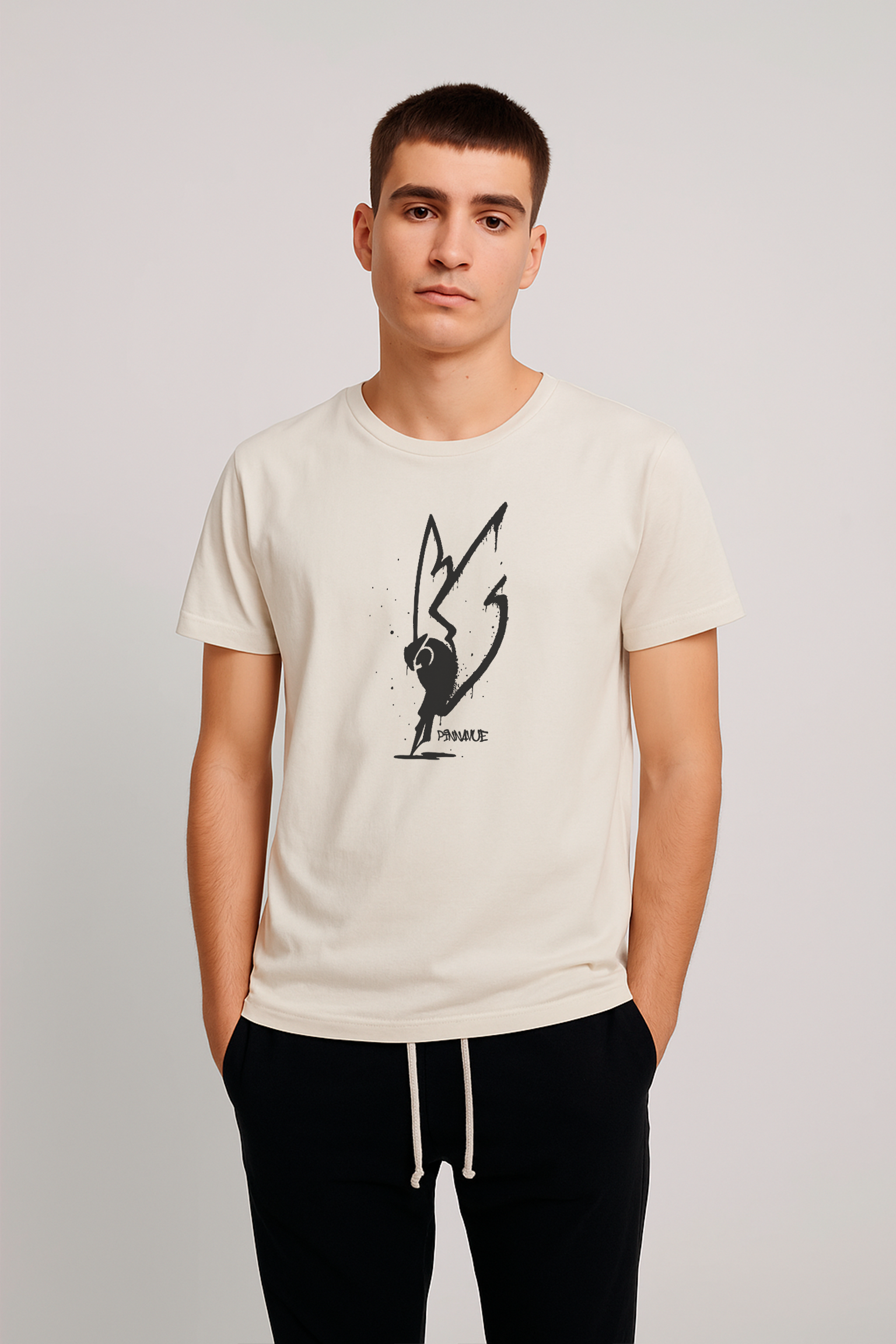 CAMISETA REGULAR LOGO GRAFITTI