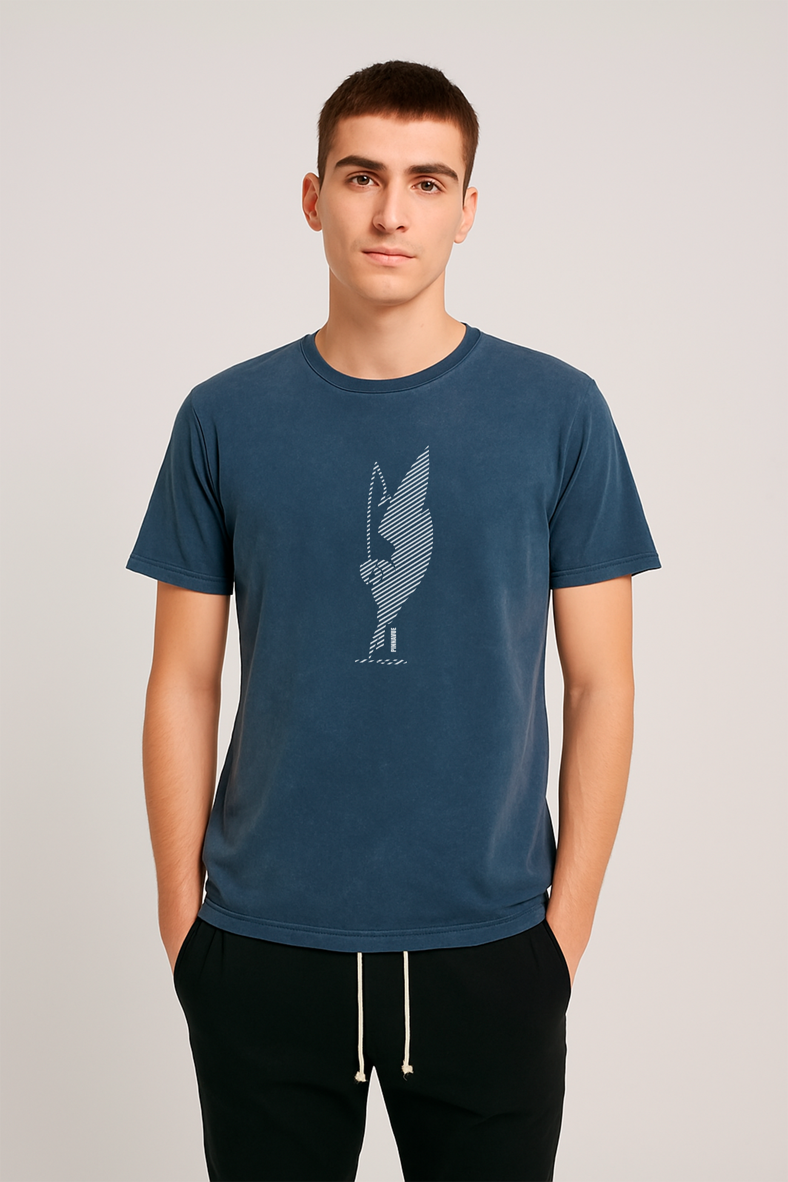 CAMISETA REGULAR ESTONADA STRIPES