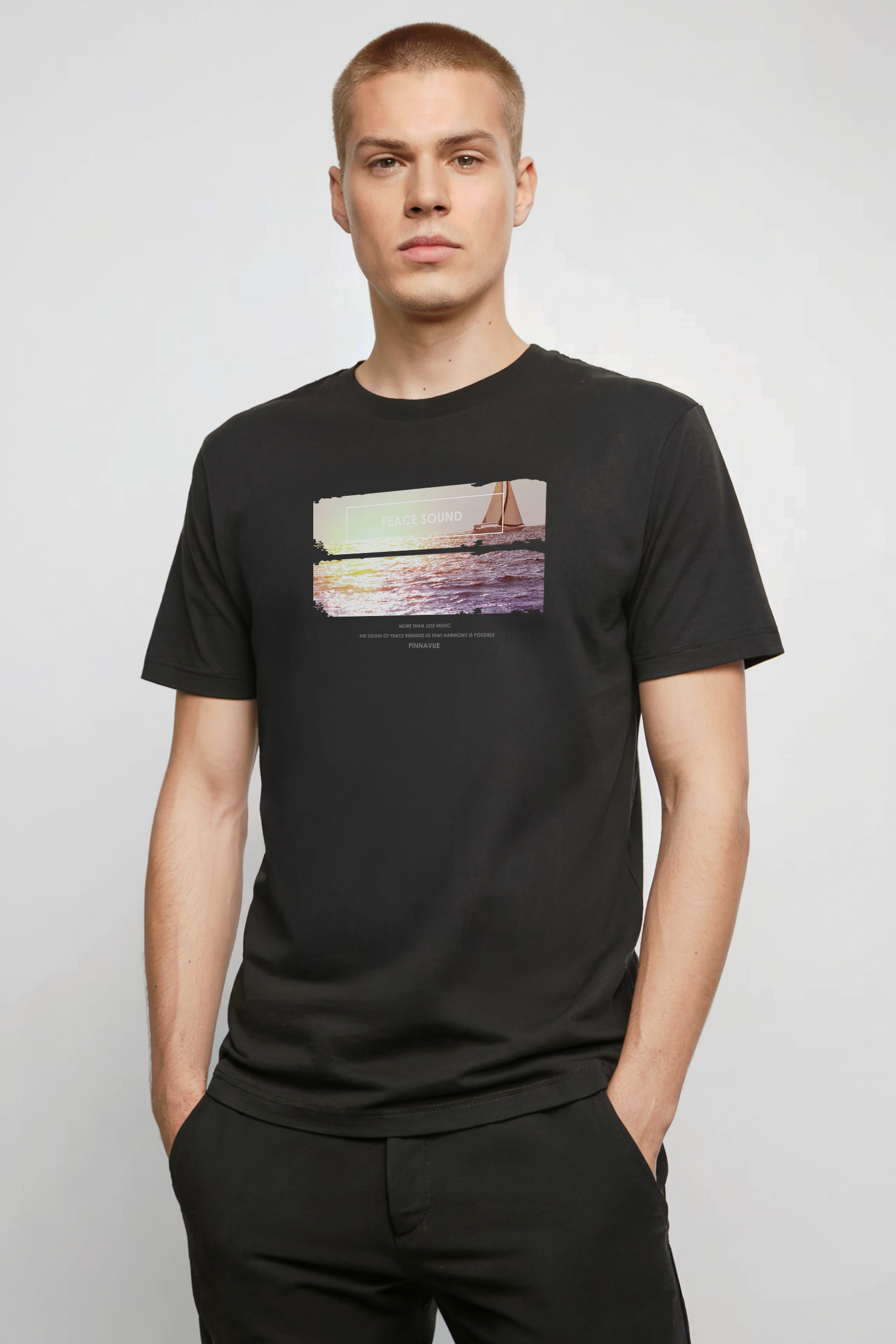 CAMISETA REGULAR SUNSET BOAT