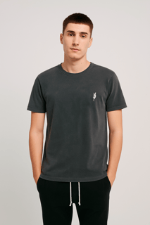 CAMISETA REGULAR ESTONADA LOGO