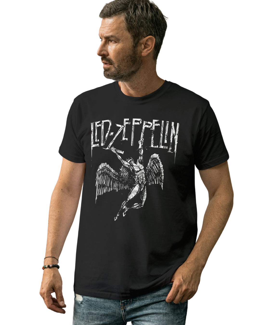 Nome do produto: T-Shirts Prime - Angel - Led Zeppelin