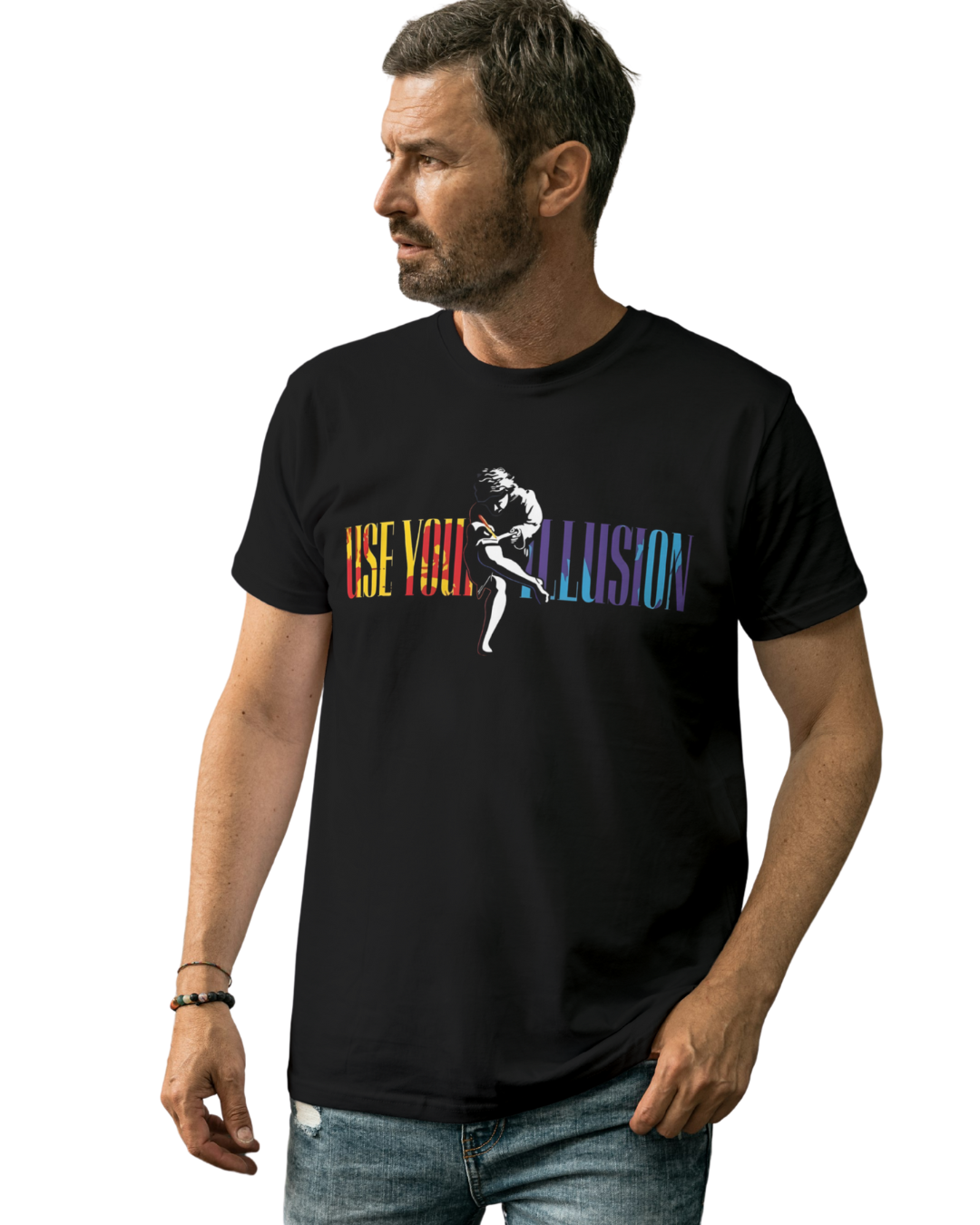 Nome do produto: T-Shirt Prima - Illusion - Guns N´ Roses