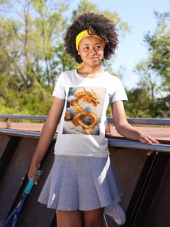 Camisa Unissex O Dragão Dourado