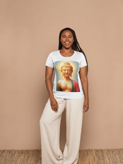 Camisa Unissex Buda Iluminado