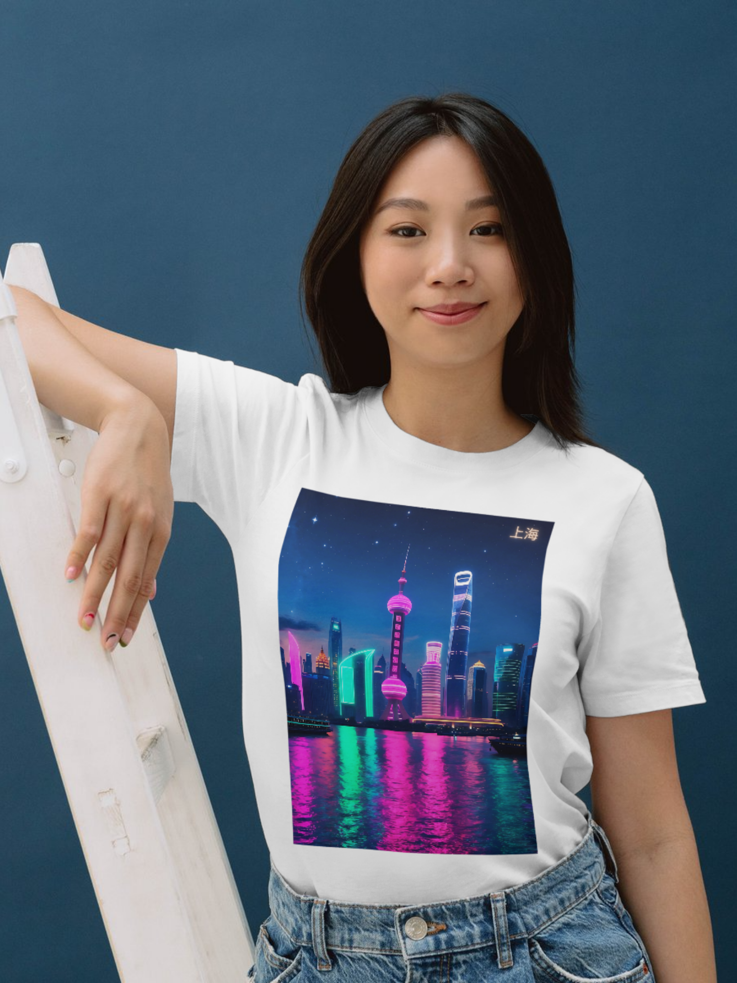 Camisa Unissex Xangai Futurista