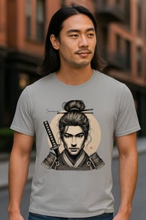 Camisa Unissex O Samurai