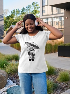 Camisa Feminina Panda Gueixa