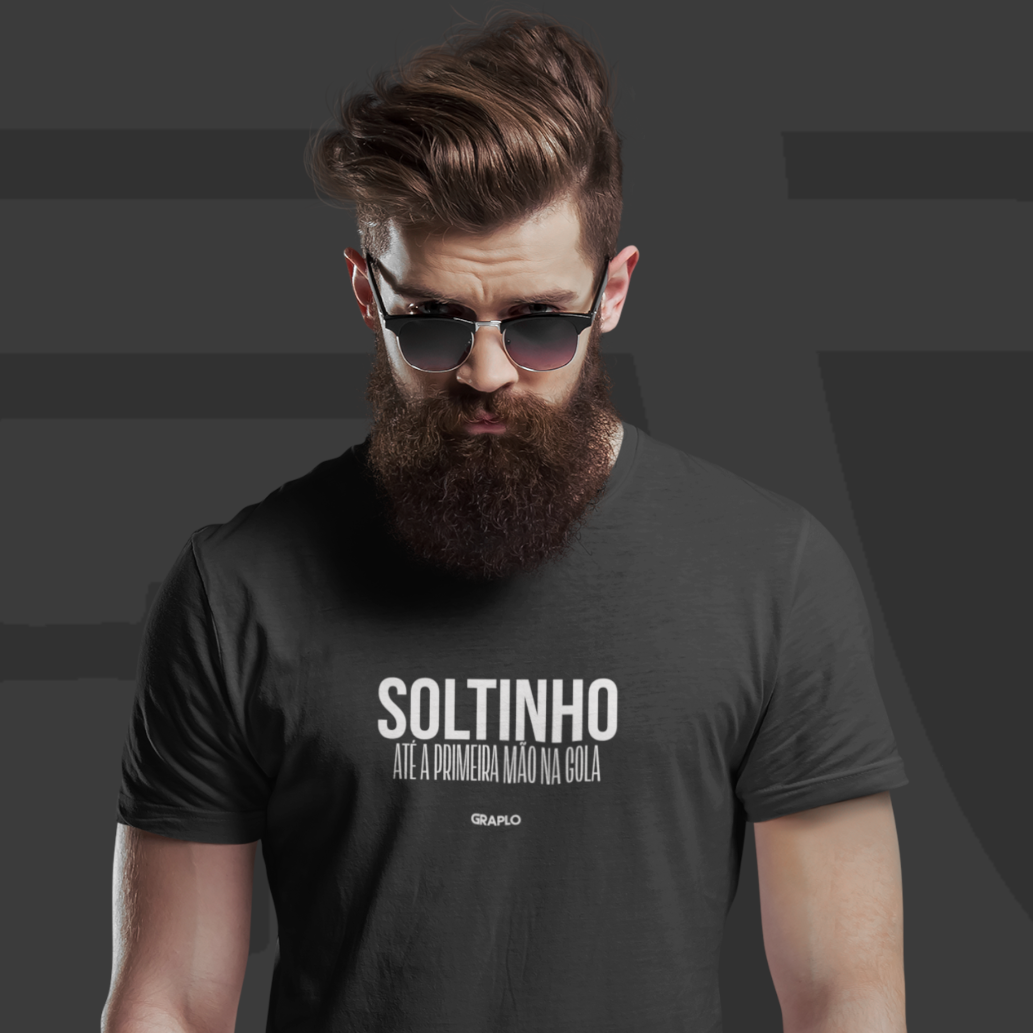 Camiseta T-Shirt - Soltinho | Arte no peito