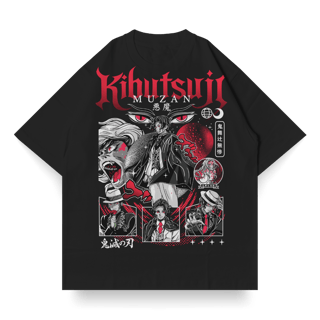 OVERSIZED Single Front do Muzan Kibutsuji | Demon Slayer