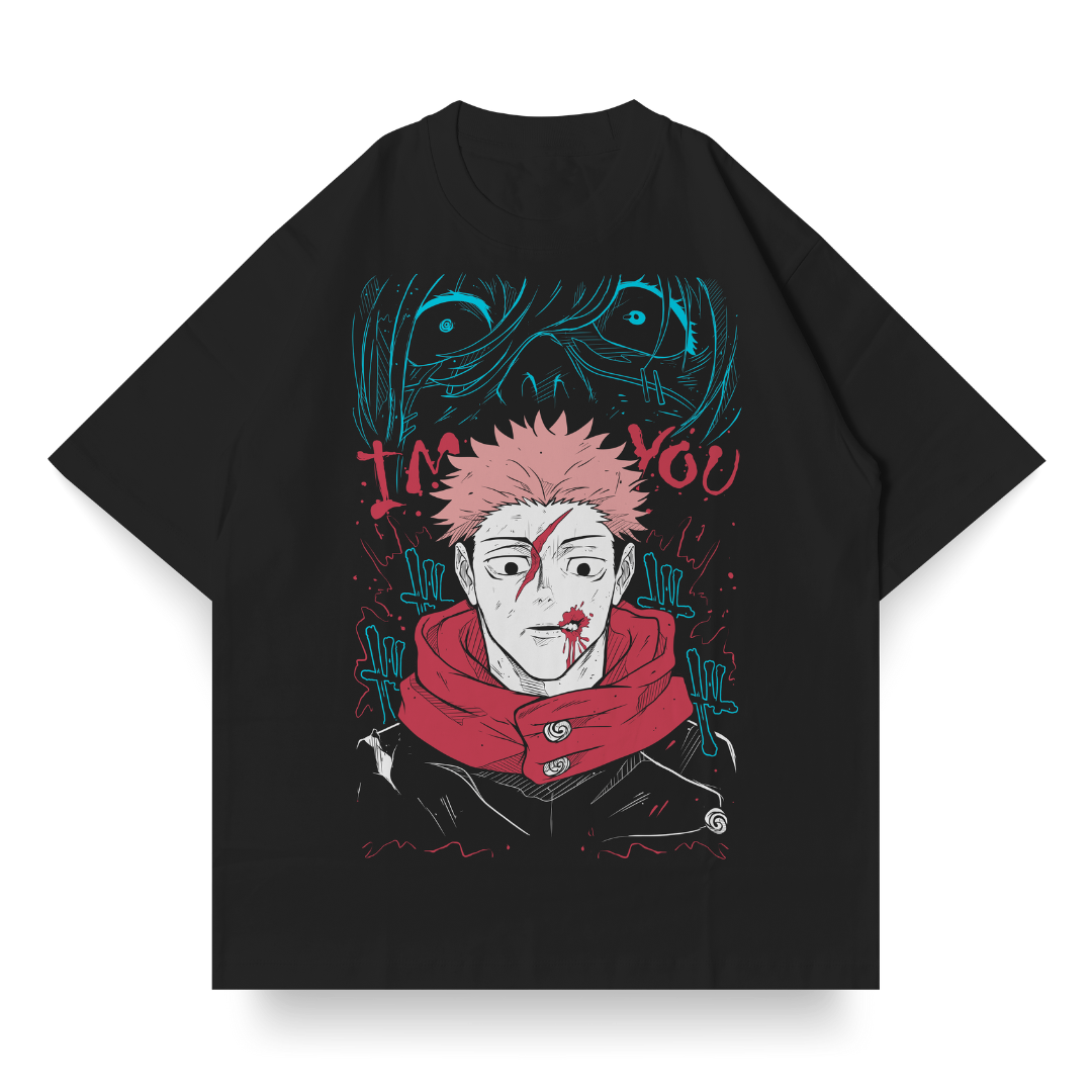 Single Front OVERSIZED do Itadori vs Mahito - Jujutsu kaisen