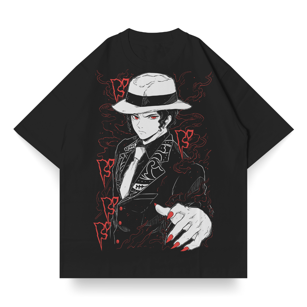 OVERSIZED Single Front do Muzan Kibutsuji | Demon Slayer