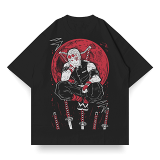 OVERSIZED Single Front Branca do Tengen Uzui | Demon Slayer