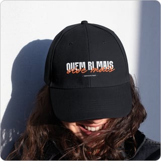 Boné Prime Comfort – Quem Rir mais vive Mais 