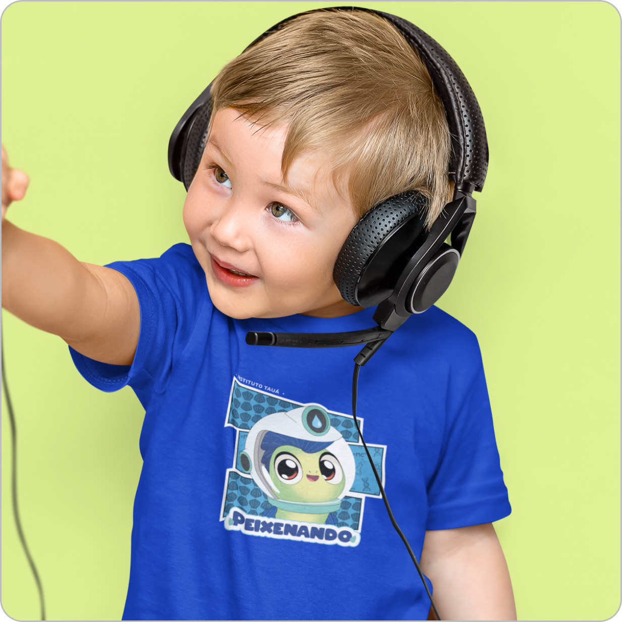 Camiseta Infantil Quality – (2 a 8 Anos) Peixonando 