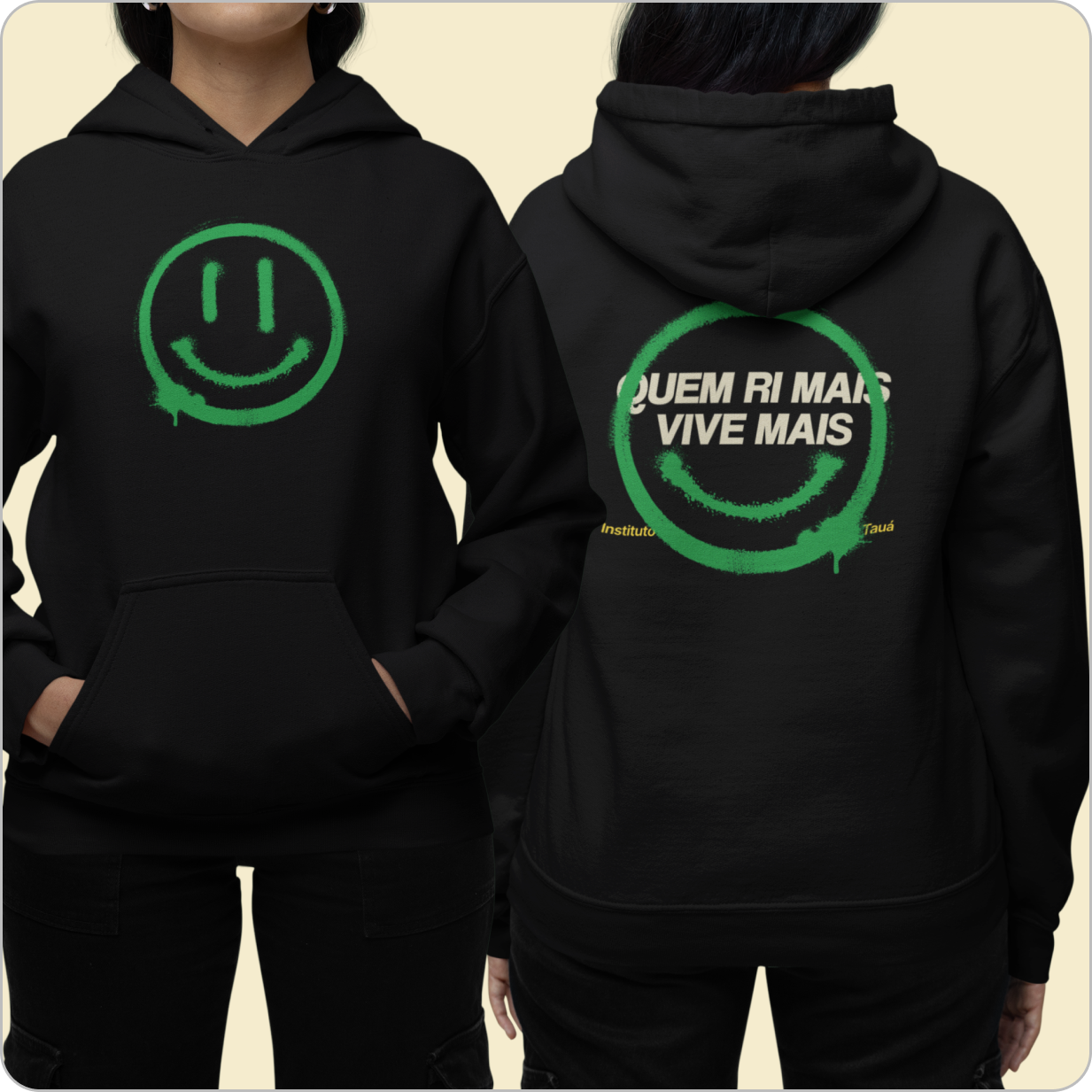 Moletom Canguru Quality Unissex – Quem Rir Mais Vive Mais 