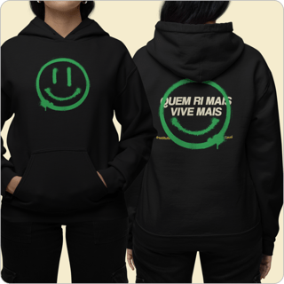 Moletom Canguru Quality Unissex – Quem Rir Mais Vive Mais 