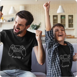 Camiseta Masculina Quality –  Player 1 Play - PlayStation 