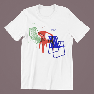 Camiseta Lar, Bar, Mar