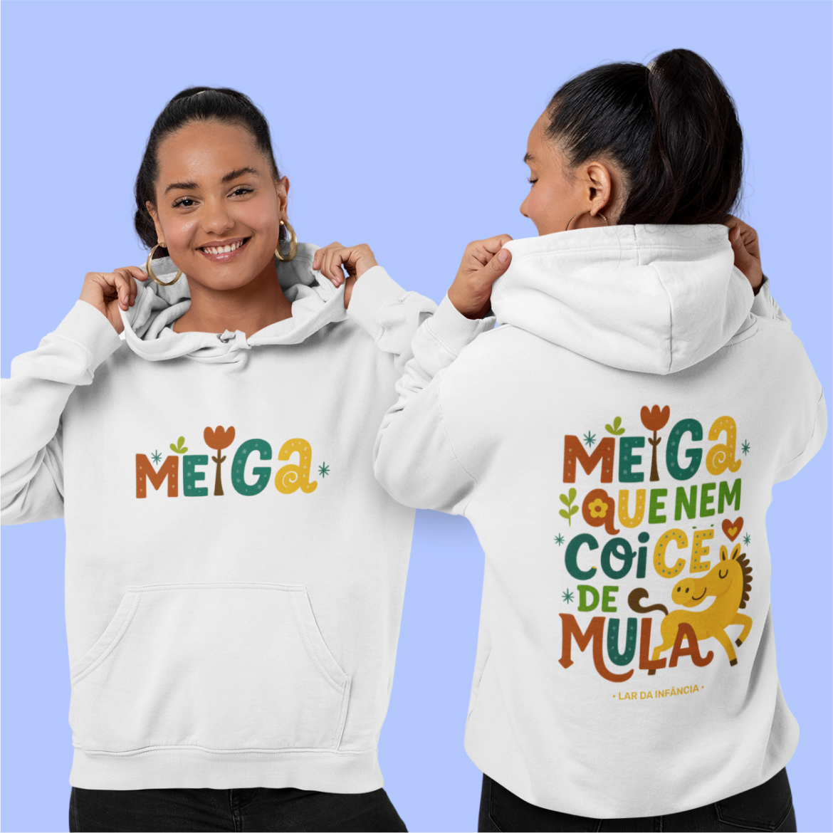 Moletom Canguru Prime  Unissex –  Meiga Que nem Coice de Mula 