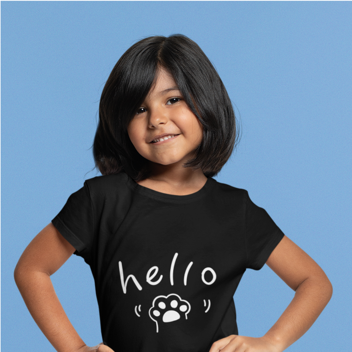 Camiseta Infantil Quality – (2 a 8 Anos) Hello