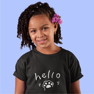 Camiseta Infantil Quality –  (10 a 14 Anos) Hello